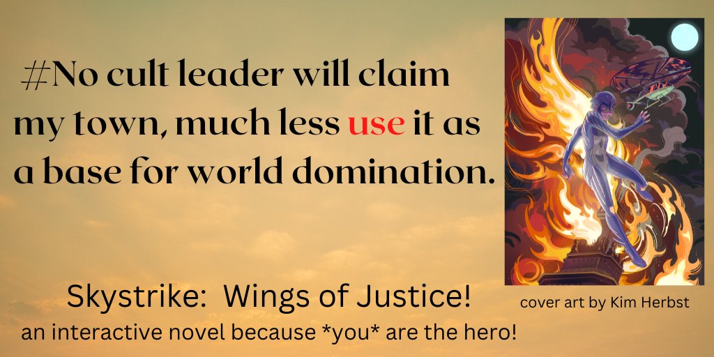 Superhero Interactive Fiction—Skystrike: Wings Of Justice Is Coming!