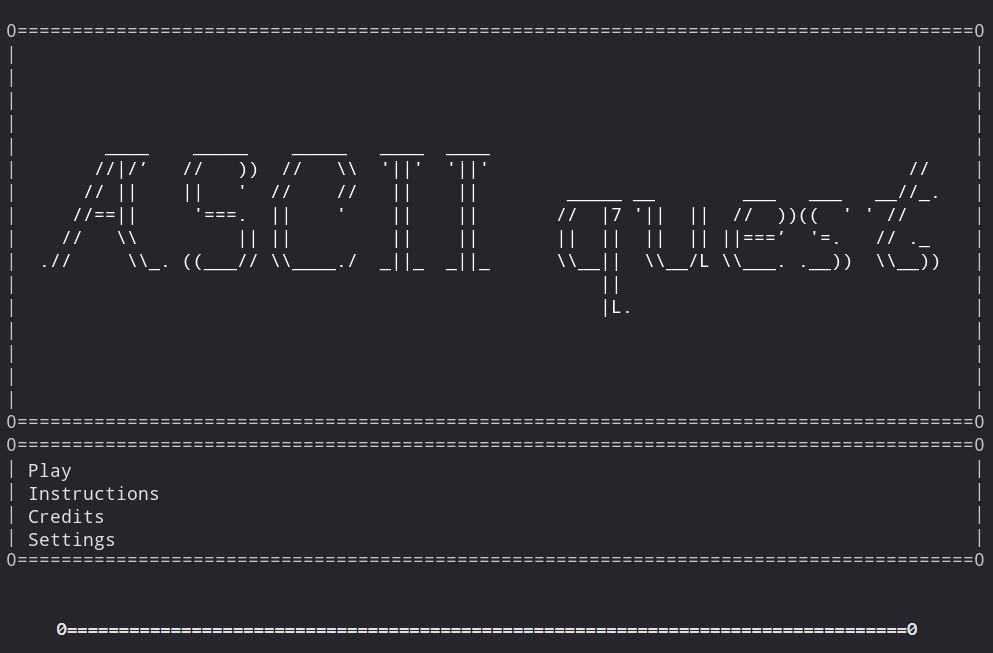 ASCII Quest, An Old-School Text Adventure Is Available Now!